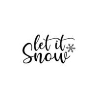 let it snow vector