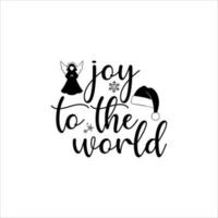 Joy to the world vector