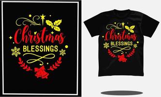 diseño de camiseta de navidad o vector de navidad y diseño de camiseta de tipografía de navidad