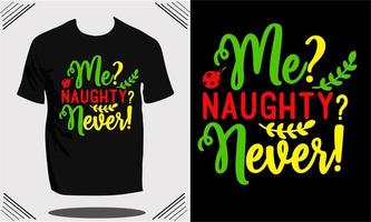 diseño de camiseta de navidad o vector de navidad y diseño de camiseta de tipografía de navidad