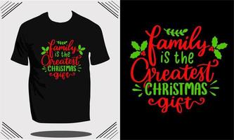 diseño de camiseta de navidad o vector de navidad y diseño de camiseta de tipografía de navidad