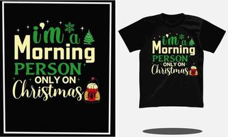 diseño de camiseta de navidad o vector de navidad y diseño de camiseta de tipografía de navidad