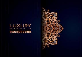 Luxury ornamental mandala background, arabesque style vector