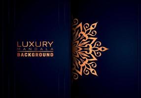 Luxury ornamental mandala background, arabesque style vector