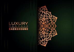 Luxury ornamental mandala background, arabesque style vector