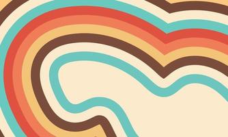 illustration retro groovy background abstract colourful textured vector