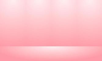 fondo abstracto de la habitación del estudio rosa vacío de la ilustración vector