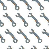 Vector pattern with rusty keys. Metal recycling. Seamless background on the theme of environmental conservation.