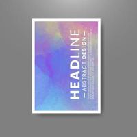 Cards with watercolor background. Design for your cover, date, postcard, banner, logo. vector