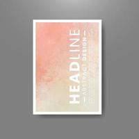 Cards with watercolor background. Design for your cover, date, postcard, banner, logo. vector