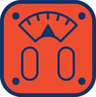 Body Scale Creative Icon Design vector