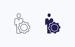 User setting illustration icon vector