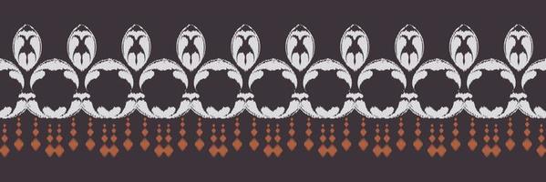 Ikat fabric tribal chevron Seamless Pattern. Ethnic Geometric Ikkat Batik Digital vector textile Design for Prints Fabric saree Mughal brush symbol Swaths texture Kurti Kurtis Kurtas