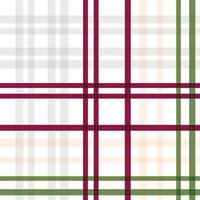 la textura fluida del patrón de cuadros de búfalo es una tela estampada que consta de bandas cruzadas, horizontales y verticales en varios colores. los tartanes se consideran un icono cultural de Escocia. vector