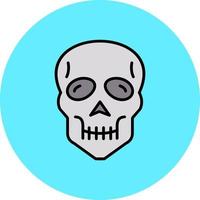 diseño de icono creativo de calavera vector