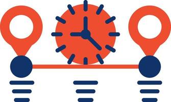 Time Line Creative Icon Design vector