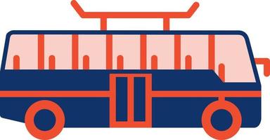 Bus Creative Icon Design vector