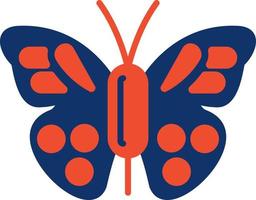 diseño de icono creativo de mariposa vector