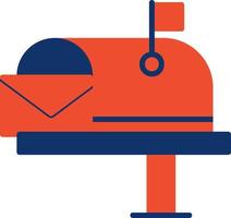 Mail Box Creative Icon Design vector