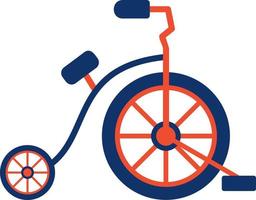 Circus Bike Creative Icon Design vector