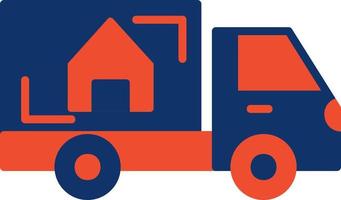 Moving Truck Creative Icon Design vector