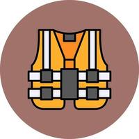 High Visibility Vest Creative Icon Design vector