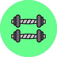 Dumbbells Creative Icon Design vector
