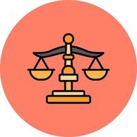 Justice Creative Icon Design vector