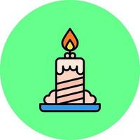Candle Creative Icon Design vector