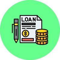 Loan Creative Icon Design vector