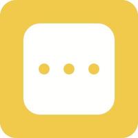 Move Square Glyph Round Corner Background Icon vector