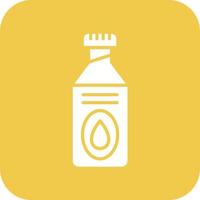 Syrup Glyph Round Corner Background Icon vector