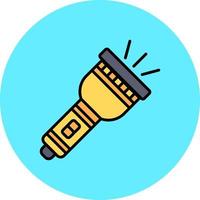 Flashlight Creative Icon Design vector