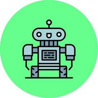 Robot Creative Icon Design vector