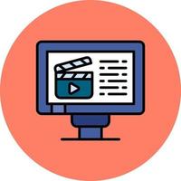 Video Creative Icon Design vector