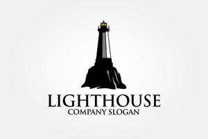 Light House Vector Logo Template. A Clean, Simple, Sharp and Professional Logo. Vector concept illustration for design.