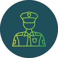 Policeman Creative Icon Design vector