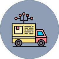 Delivery Creative Icon Design vector