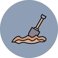 Digging Creative Icon Design vector
