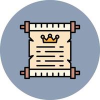 Scroll Creative Icon Design vector