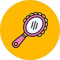 Mirror Creative Icon Design vector