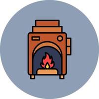 diseño de icono creativo de horno vector