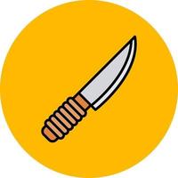 diseño de icono creativo de cuchillo vector