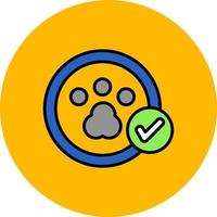 Pet Friendly Creative Icon Design vector