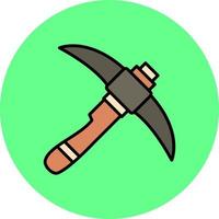 Pickaxe Creative Icon Design vector