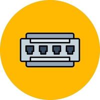 Hub Creative Icon Design vector