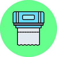 diseño de icono creativo de toalla de papel vector