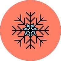 diseño de icono creativo de copo de nieve vector