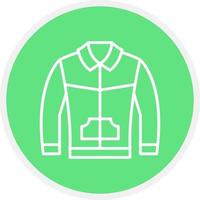 Jacket Creative Icon Design vector