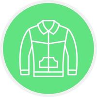 Jacket Creative Icon Design vector